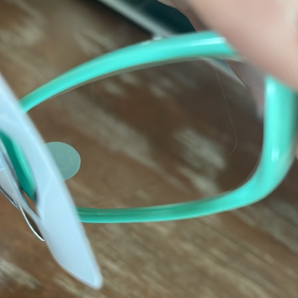 Fashion +2.00 purple & pink print & blue green w/navy blue flower print readers - Picture 10 of 16